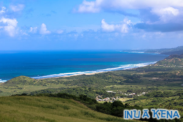 A view of the Barbados coast from Cherry Tree Hill