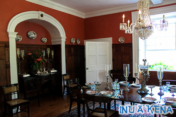 The dining room at Saint Nicholas Abbey