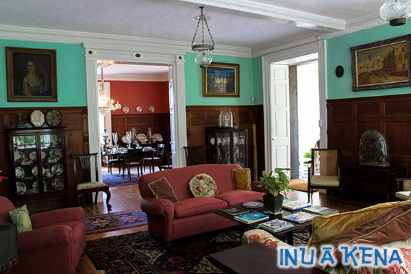 The living room of the great House at Saint Nicholas Abbey